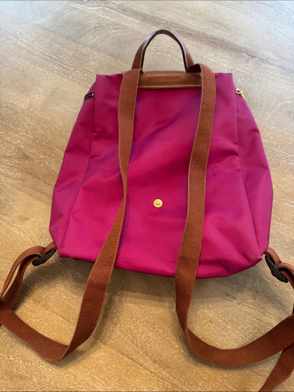 Longchamp backpack in Berry - Picture 4 of 11
